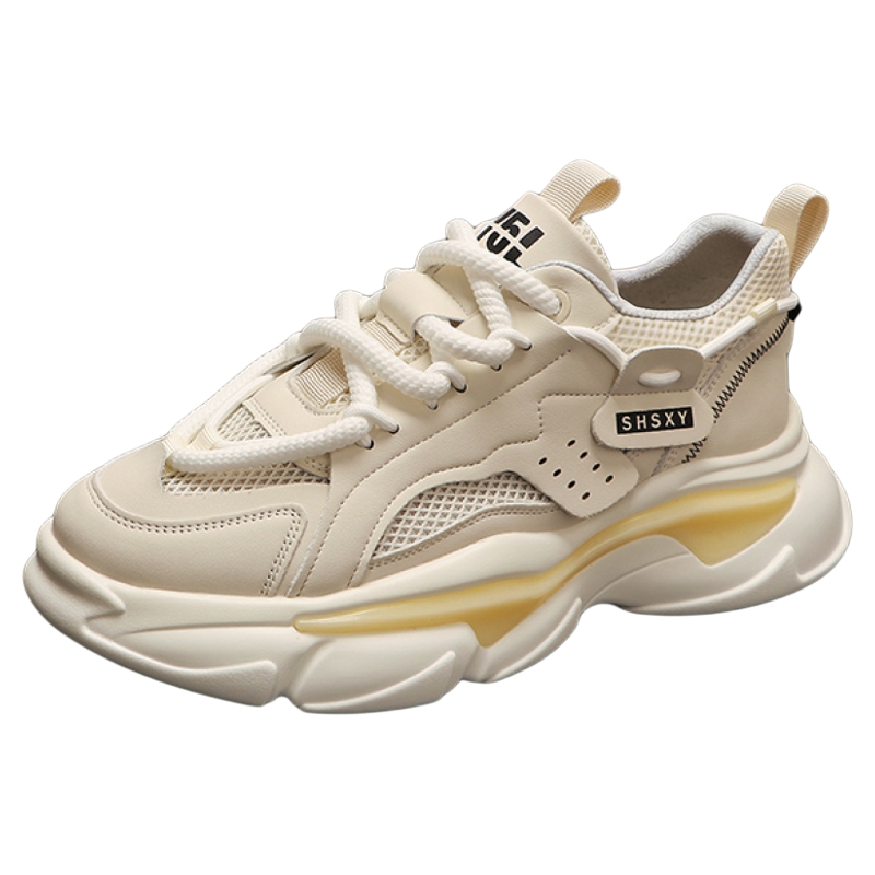 

ZUOSAISI Мужские бежевые кроссовки на массивной подошве, цвет Beige