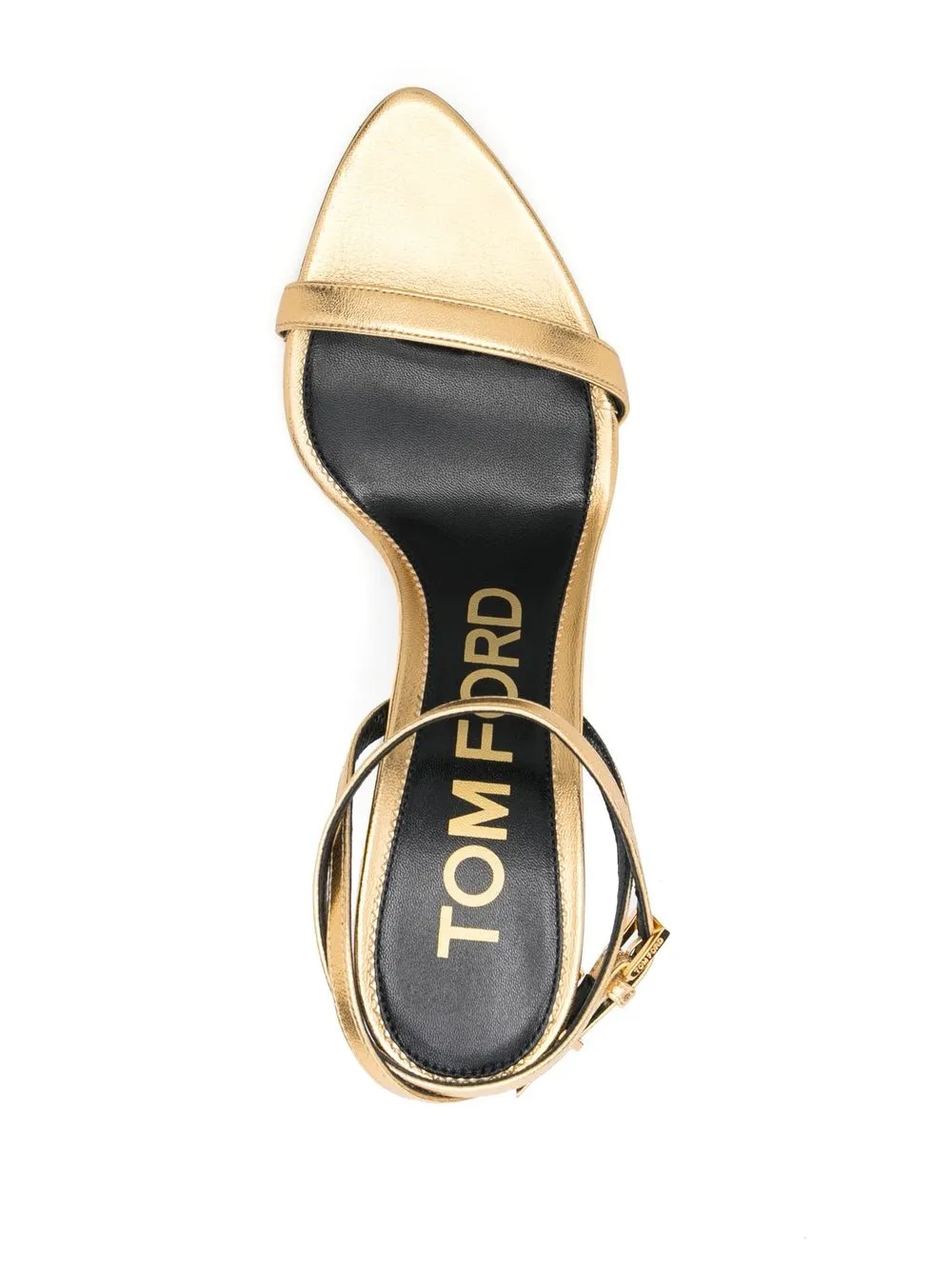 Босоножки Padlock TOM FORD, золотой — фото 4