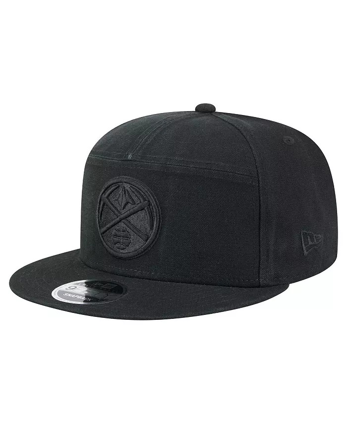 

Мужская черная кепка Denver Nuggets Adventure Canvas Split Panel 9FIFTY Snapback New Era