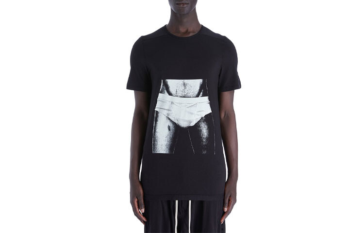 

Футболка мужская черная Rick Owens Drkshdw, черный
