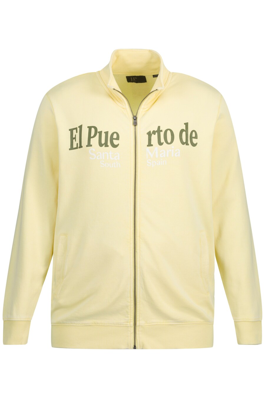 

Худи с капюшоном на молнии JP1880, Light yellow