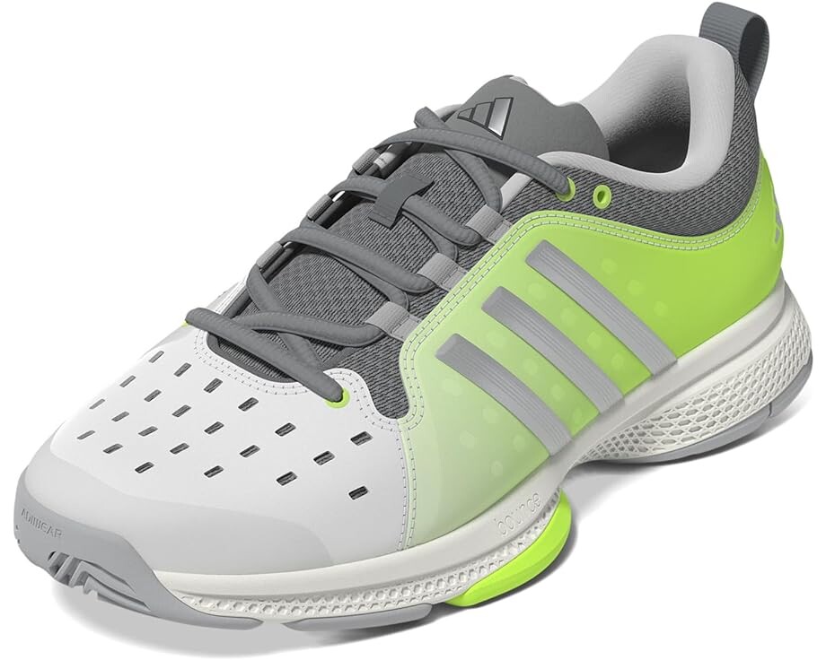 

Кроссовки adidas Pickleball, цвет White/Silver Metallic/Lucid Lemon