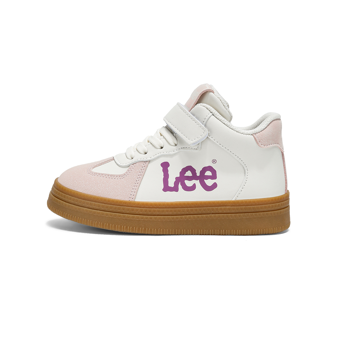 

Детские скейтерские кроссовки Kids Lee, бежевый/розовый