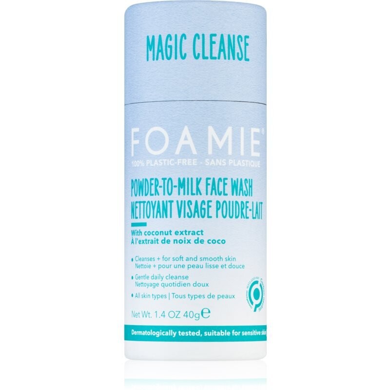 

Foamie Powder-To-Milk Face Wash прозрачный порошок для идеального очищения кожи 40 г