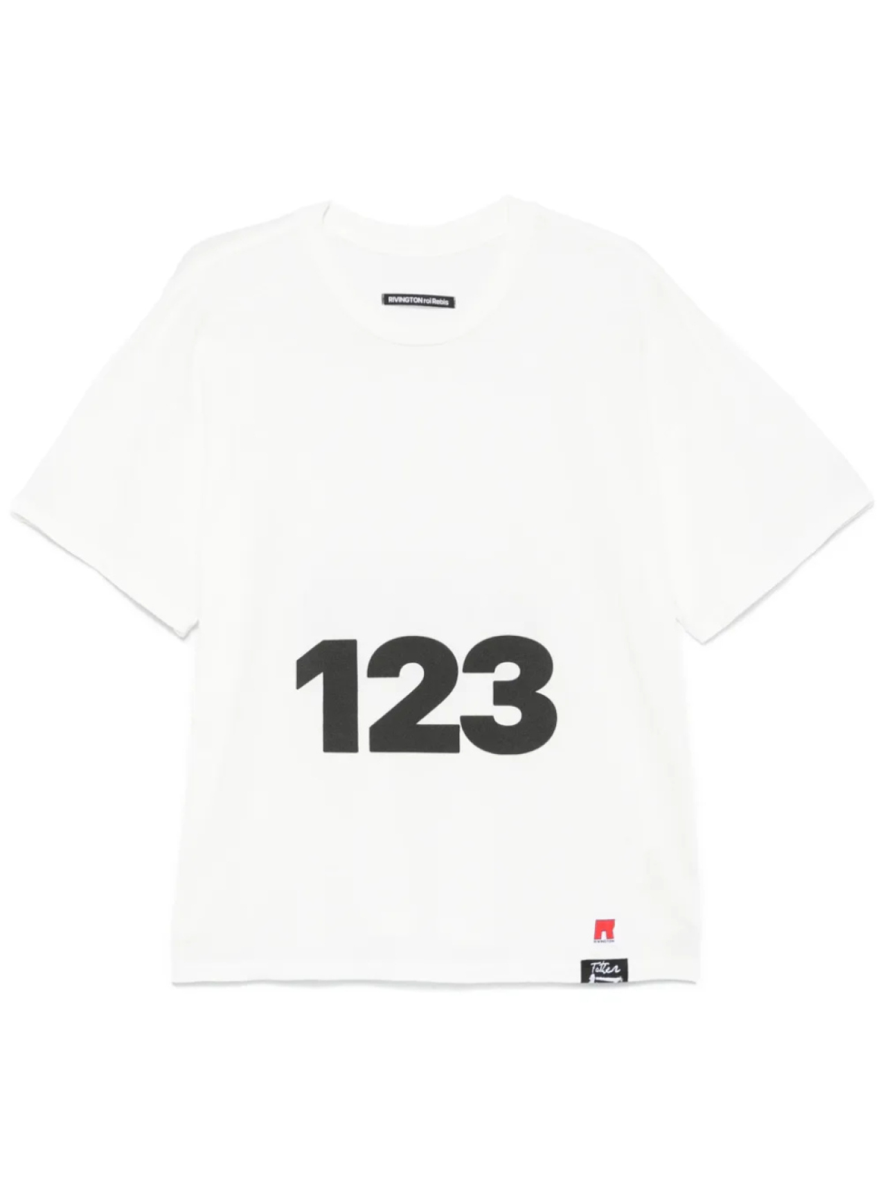 

Футболка с логотипом RRR123, белый