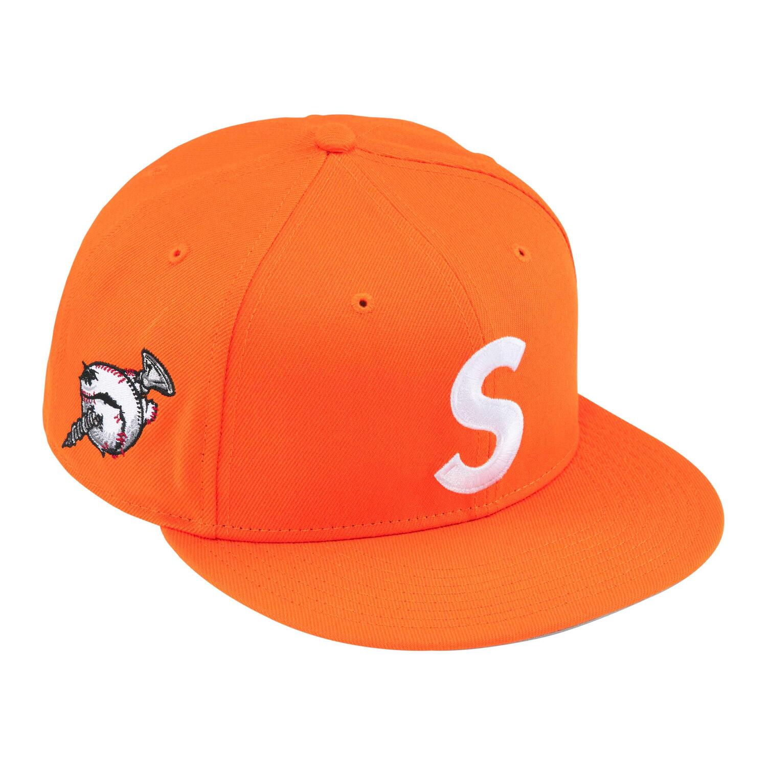 

Supreme Шестипанельная кепка с логотипом, Orange