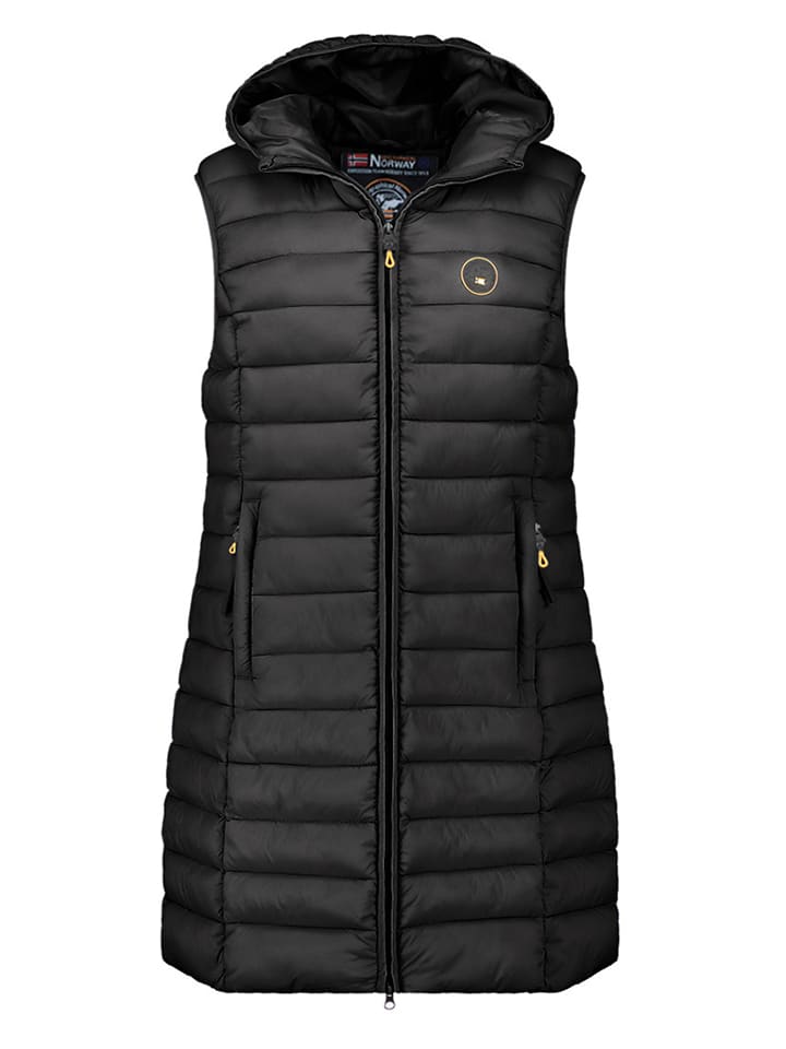 

Geographical Norway Стеганый жилет "Карта Ватикана" черного цвета