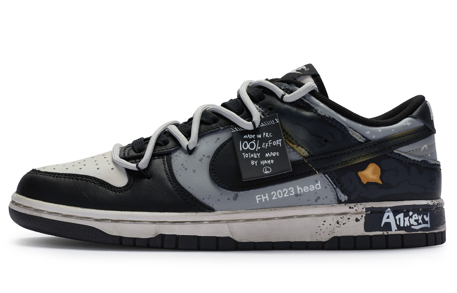

Кроссовки Nike Dunk Skateboard Shoes Men Low-Top Gray White