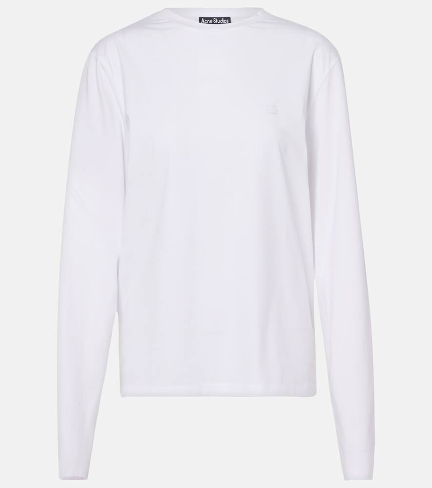 

Топ из хлопкового джерси Acne Studios, Optic White
