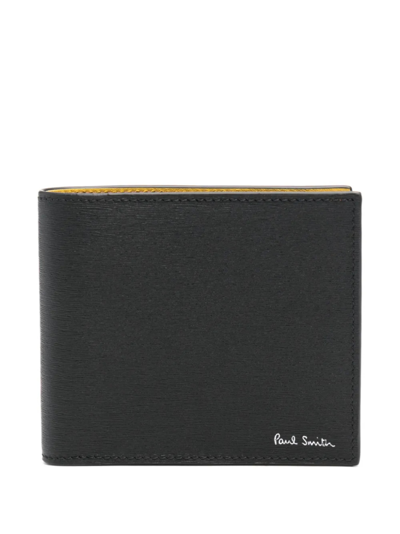 

Кожаный складной кошелек Paul Smith, черный