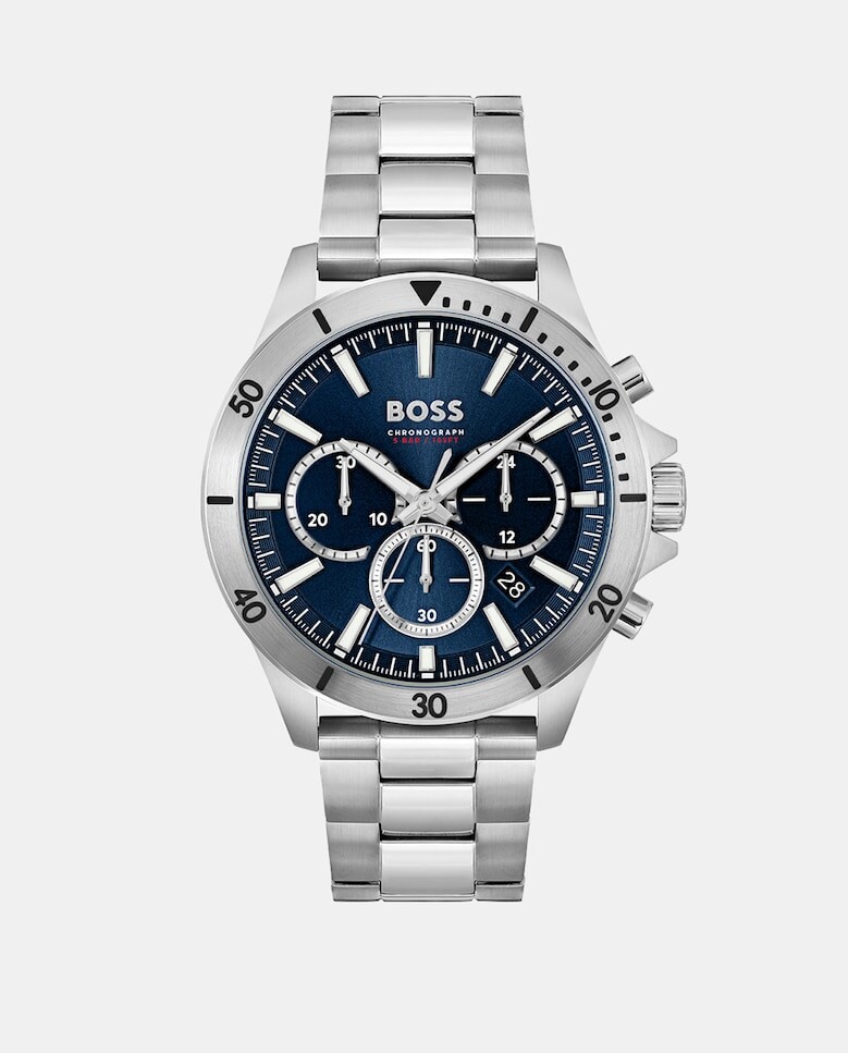 

Troper 1514069 стальные мужские часы с хронографом Boss, серебро