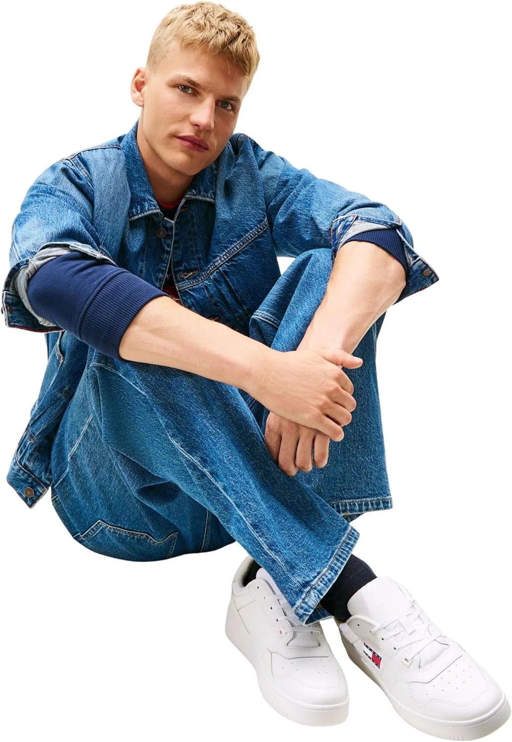 Мужские кроссовки Tommy Jeans Em0em01671, White — фото 2