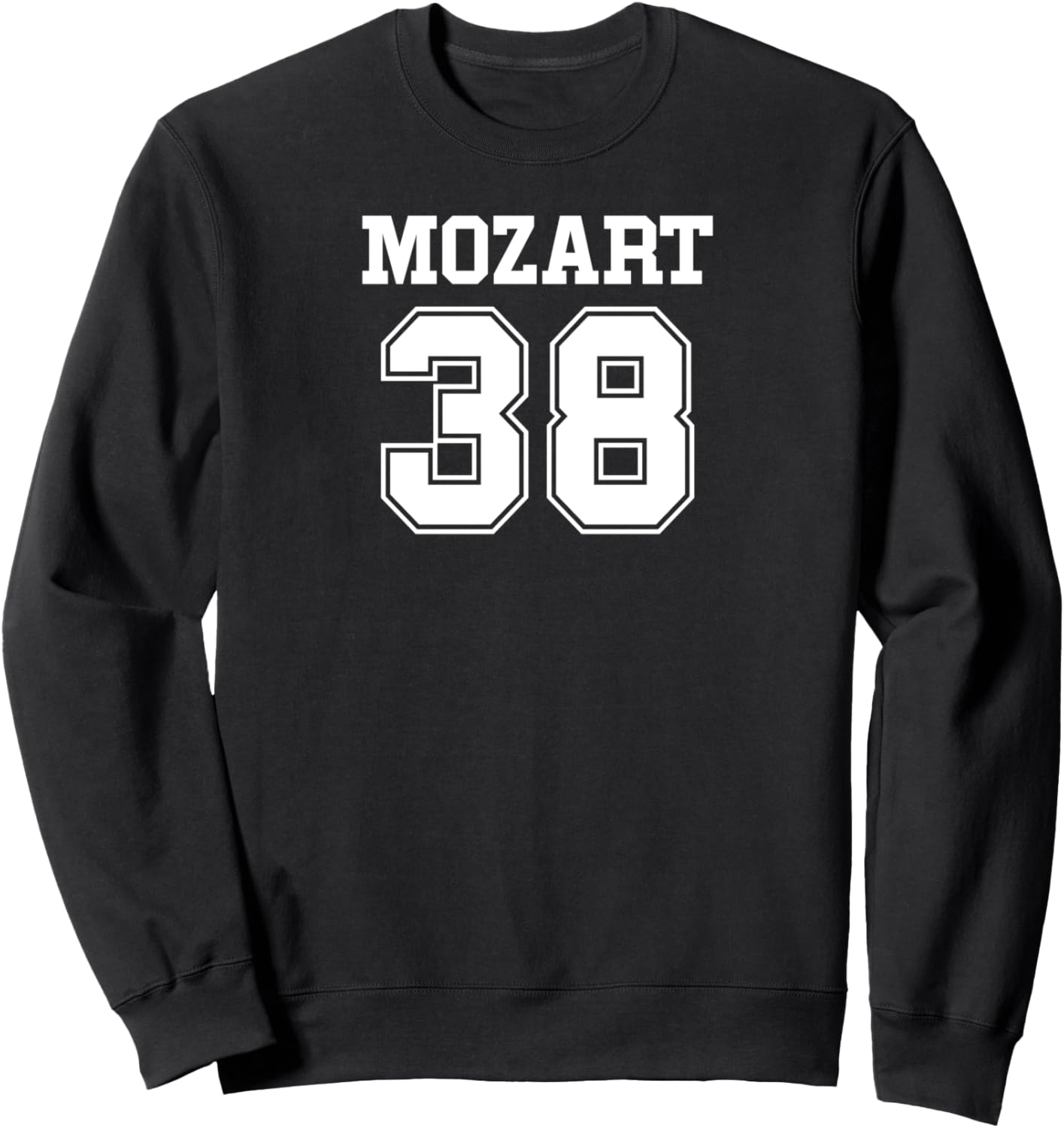 

Забавная спортивная толстовка с изображением симфонии Моцарта № 38 Best Gifts For Classical Music Lovers, черный