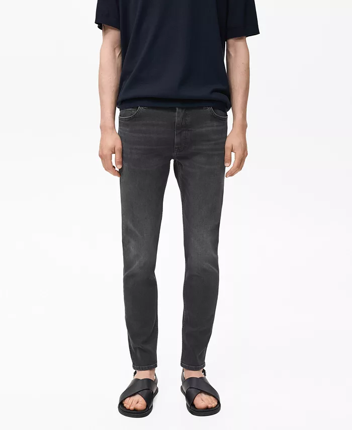 

Мужские джинсы Jude в облегающем силуэте Mango, серый