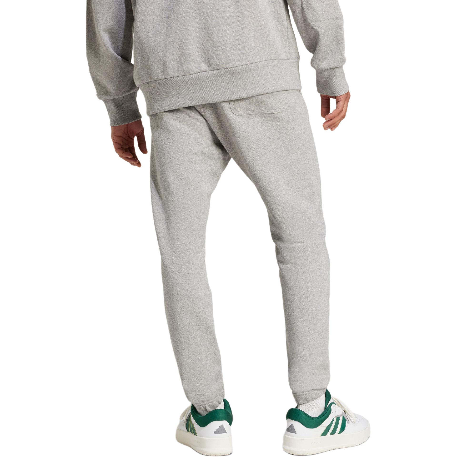 Adidas All Szn Regular Tapered Joggers Вязаные спортивные брюки Мужские Средний размер Тепло-серый — фото 4