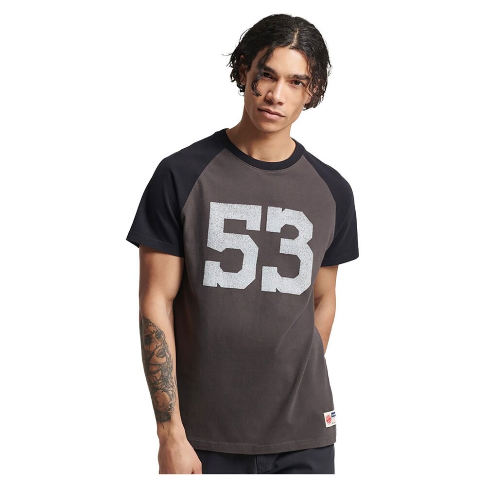 

Футболка Superdry Vintage Field College, серый