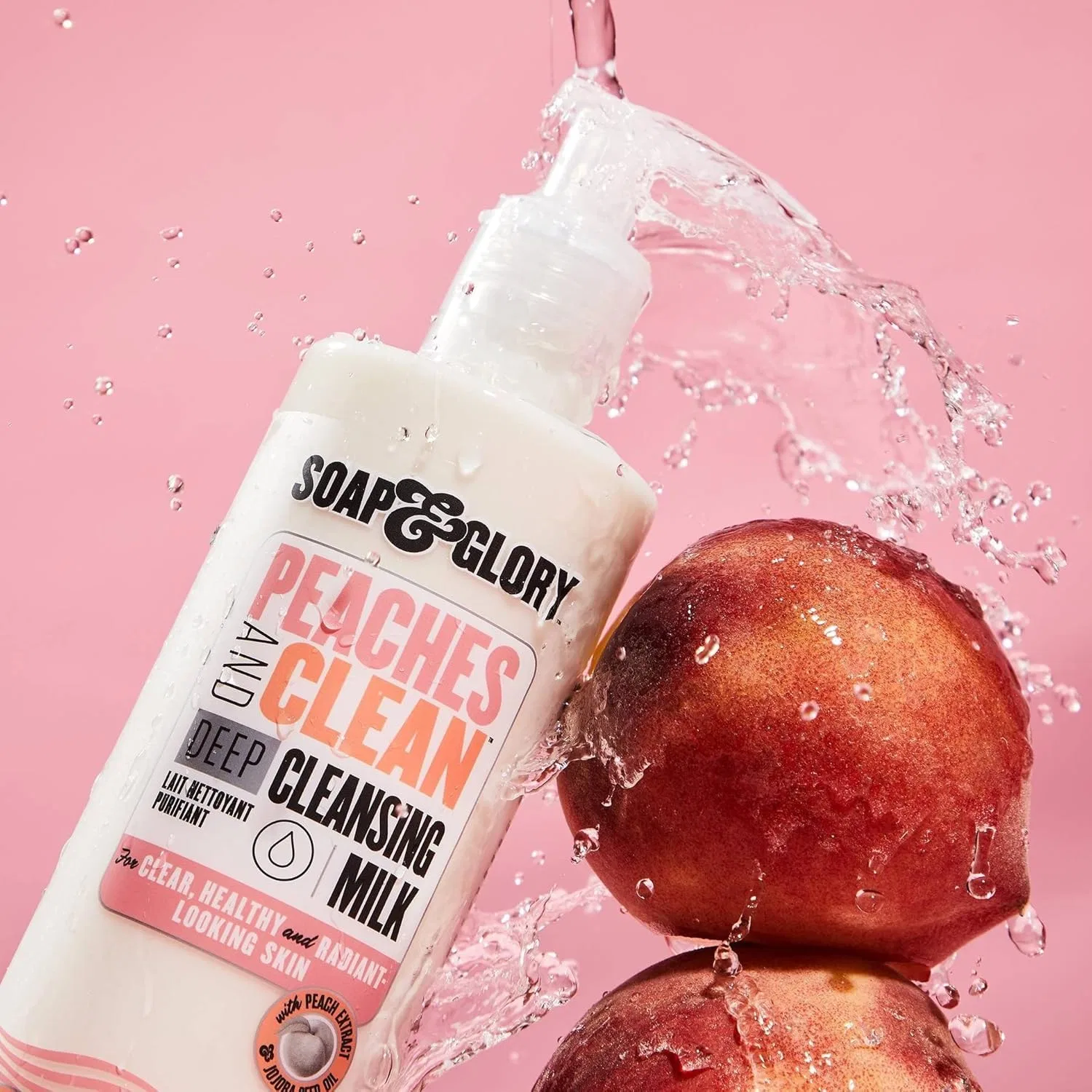 Молочко для умывания Soap & Glory — Очищающее молочко And Peaches And Clean -в, 350 мл — фото 4