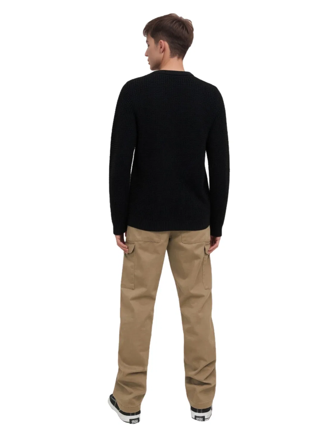 Свитер 'Global' Jack & Jones Junior, Black — фото 4