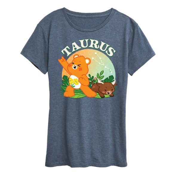 

Футболка Care Bears для женщин с принтом "Телец" Licensed Character, синий