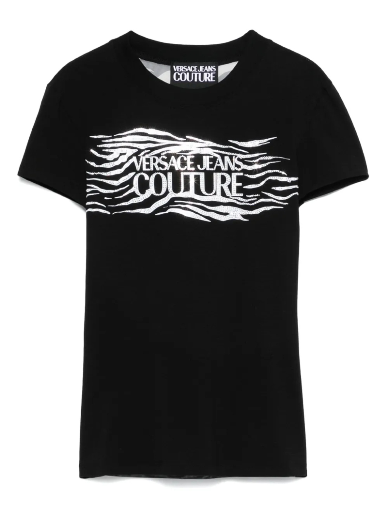 

Футболка с логотипом Versace Jeans Couture, черный