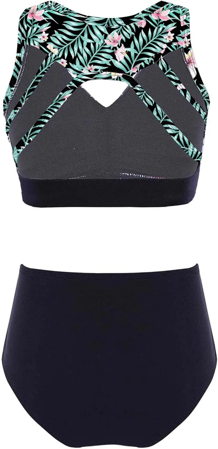 Спортивный костюм для девочек TTAO, топ и шорты, Black Lily — фото 2