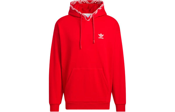 Толстовка оригиналы x feifei ruan графические Толстовка азиатские размеры Adidas, красный — фото 2