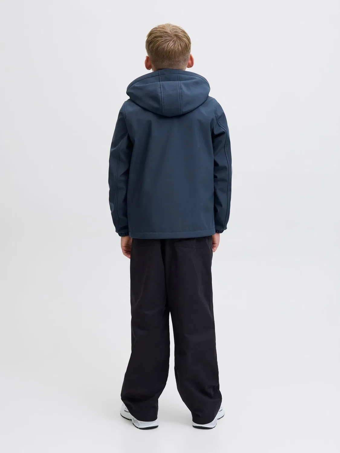 Софтшелл куртка с капюшоном JACK & JONES Junior, navy blazer — фото 3