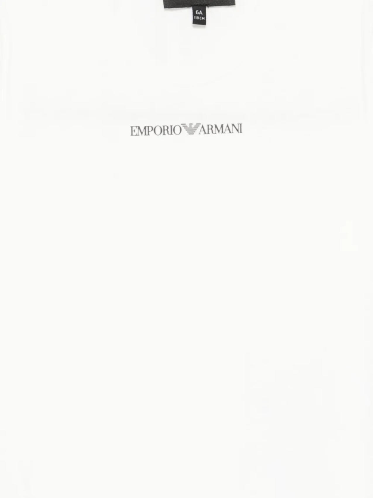 Футболка с логотипом Emporio Armani Kids, белый — фото 3