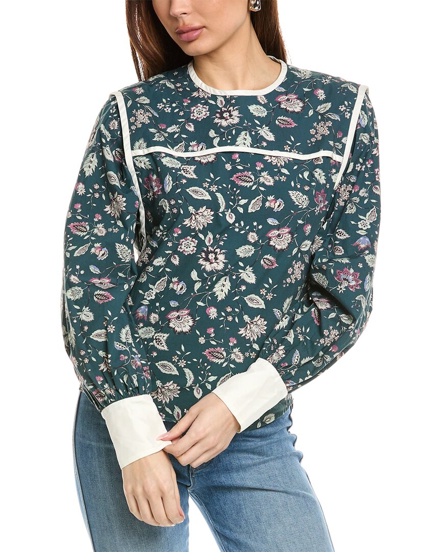 

Шелковая блузка Isabel Marant E'toile Soliska Isabel Marant Étoile, синий