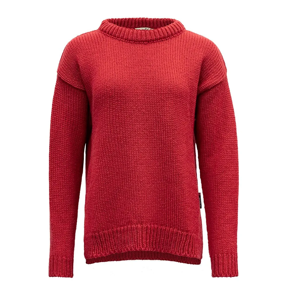

Свитер DEVOLD OF NORWAY Nansen Wool, красный