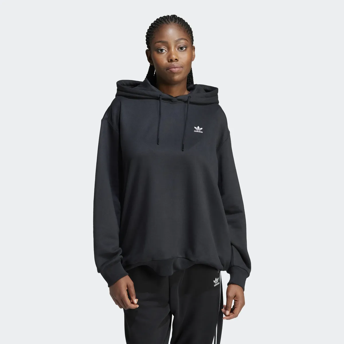 

Толстовка Adidas Originals с капюшоном "TREFOIL HOODIEO", черный