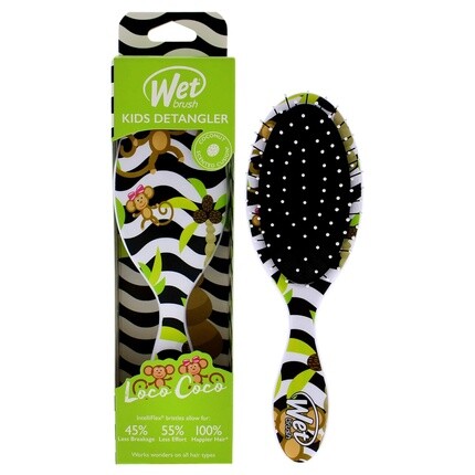 

Детская щетка для распутывания волос Sweet Treats Loco Coco от Wet Brush для детей, 1 шт. Щетка для волос