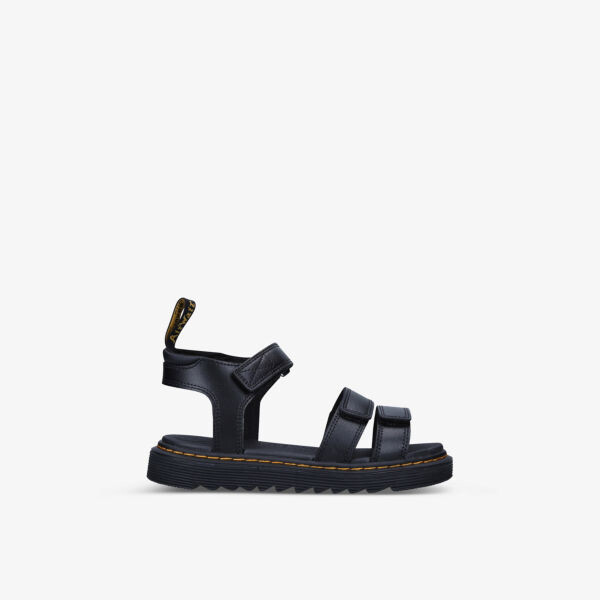

Кожаные сандалии Klaire на массивных ремешках 6–10 лет. Dr. Martens, черный