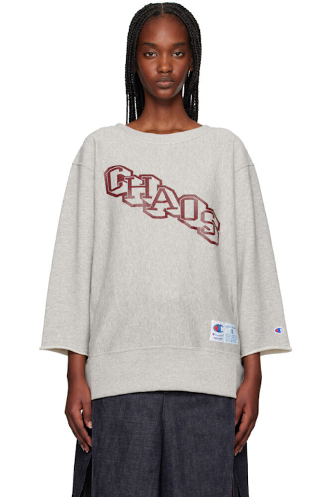 

Серая толстовка Champion Edition Chaos UNDERCOVER