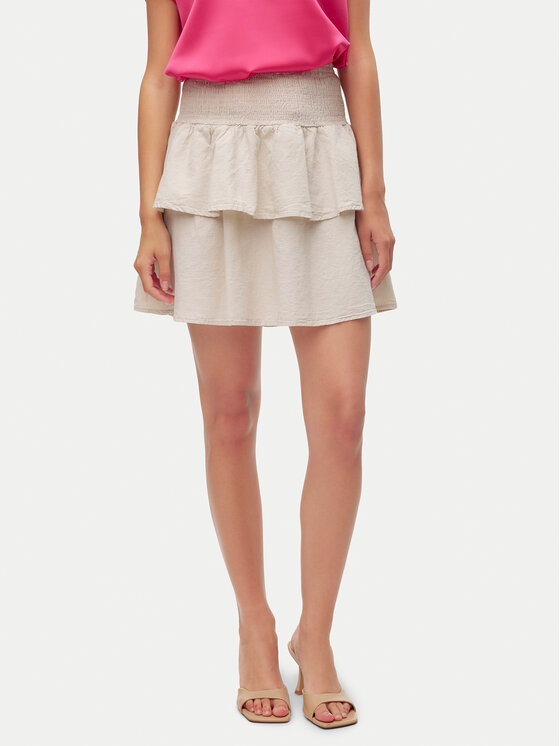 

Мини-Юбка обычного кроя Luna 10309768 Vero Moda, бежевый