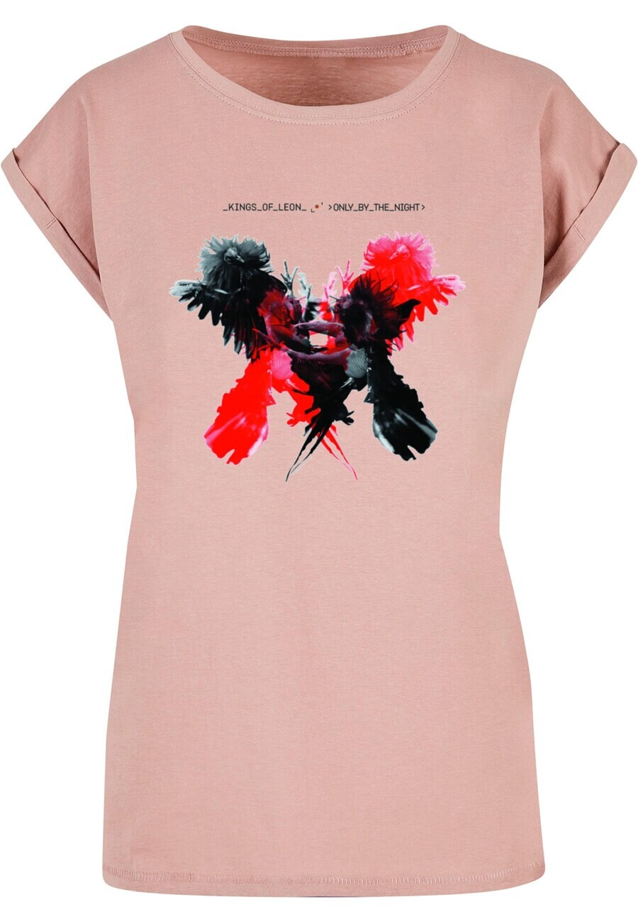 

Футболка Merchcode Shirt Kings Of Leon - OBTN, темно-розовый