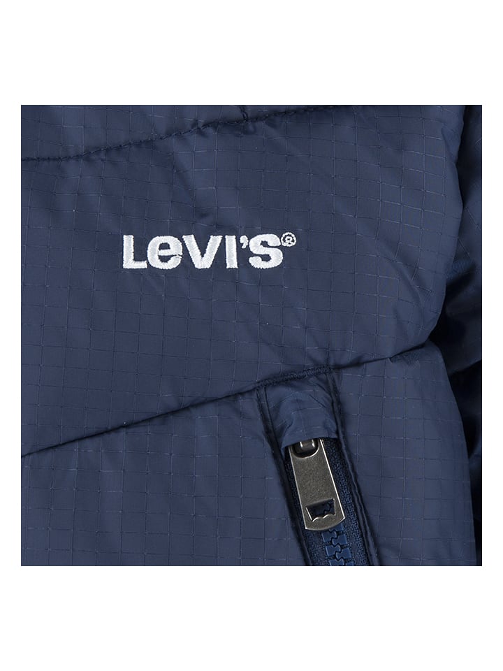 Levi's Kids Пуховая куртка синего цвета — фото 4