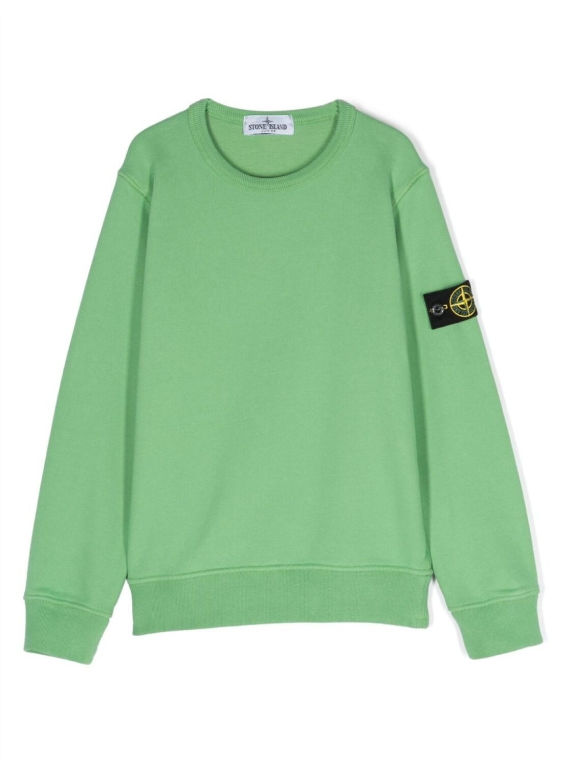 

Stone Island Junior толстовка с логотипом Compass, зеленый