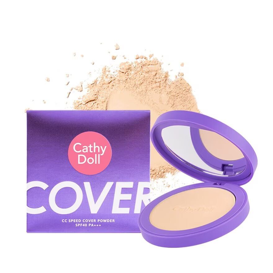 

Cathy Doll CC Speed ​​Cover Powder SPF40 12г. 01 Светло-бежевый, Light Beige