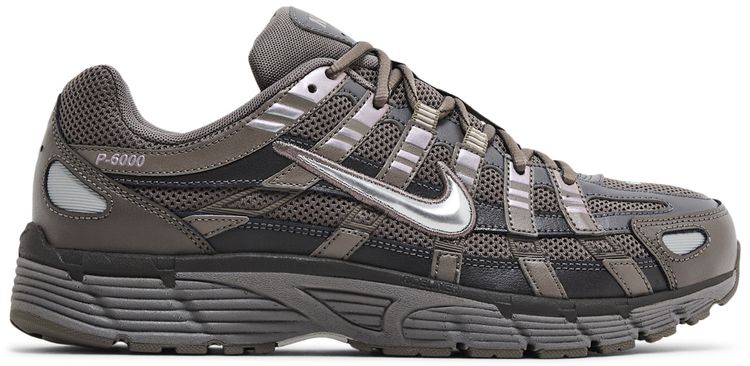 

Кроссовки Nike P-6000 'Cave Stone Metallic Silver', коричневый