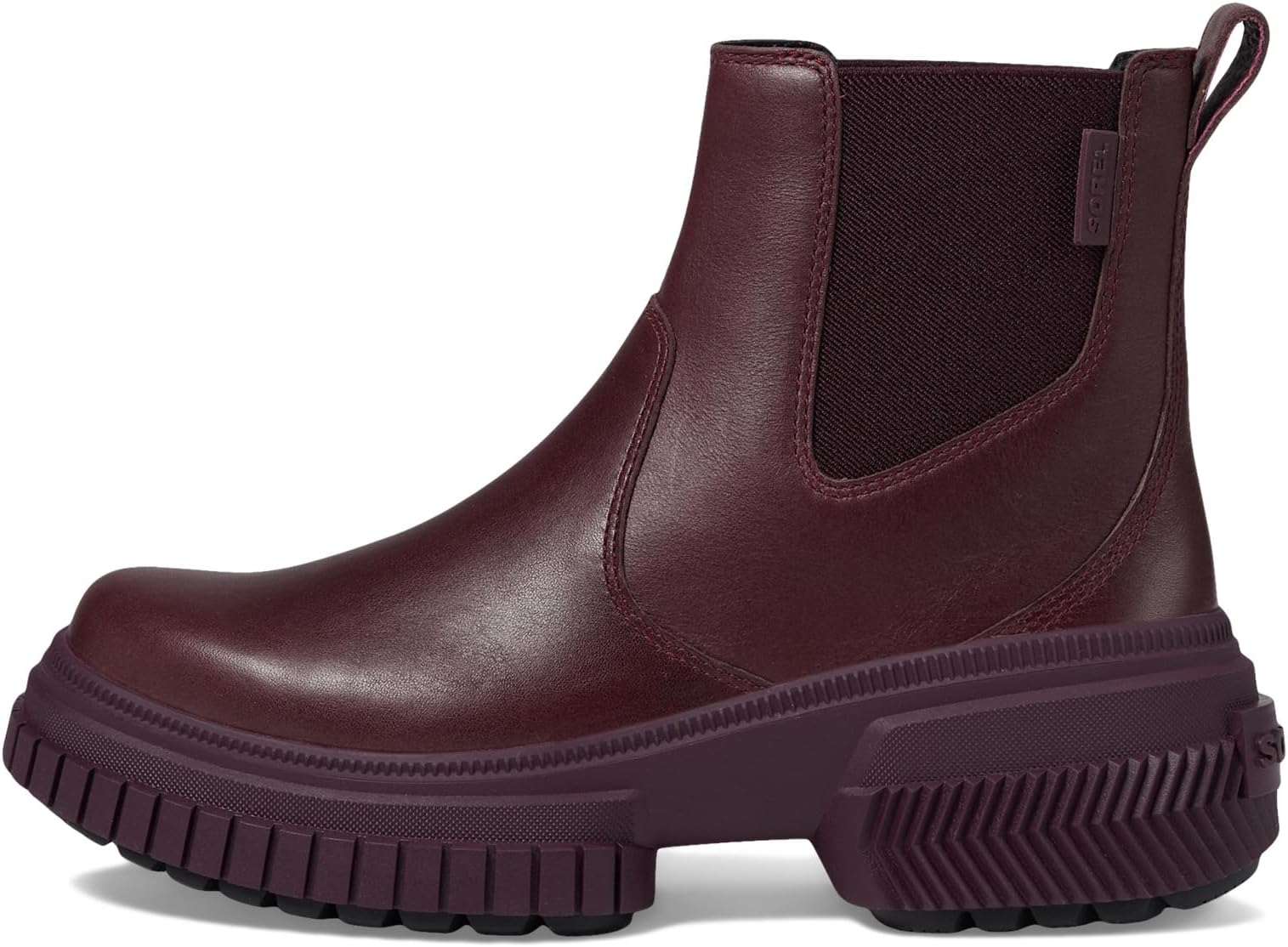 Ботинки SOREL Women's ONA AVE Chelsea Boot Waterproof, Epic Plum/Black — фото 4