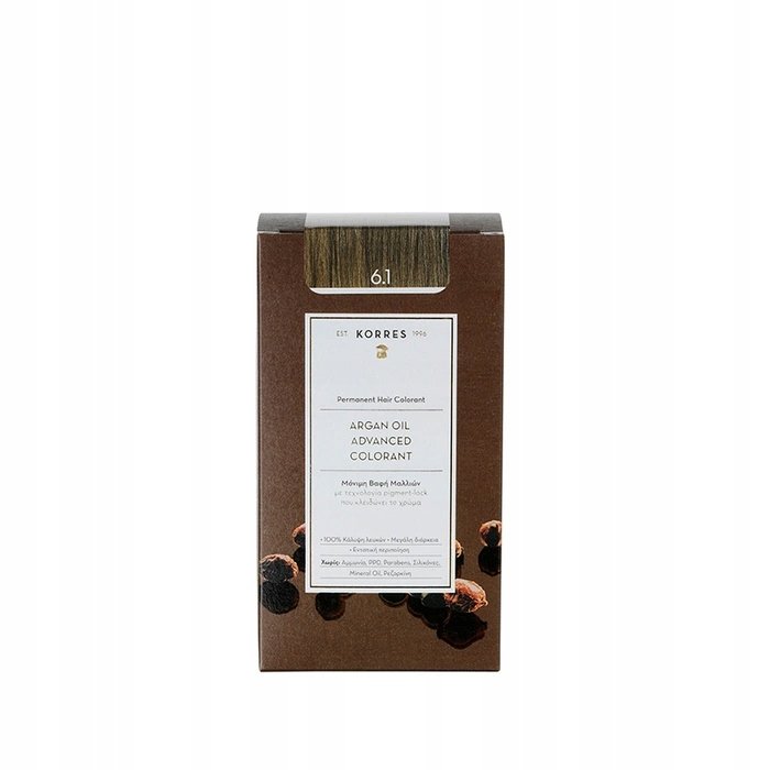 

Краска для волос Korres Argan Oil 6.1
