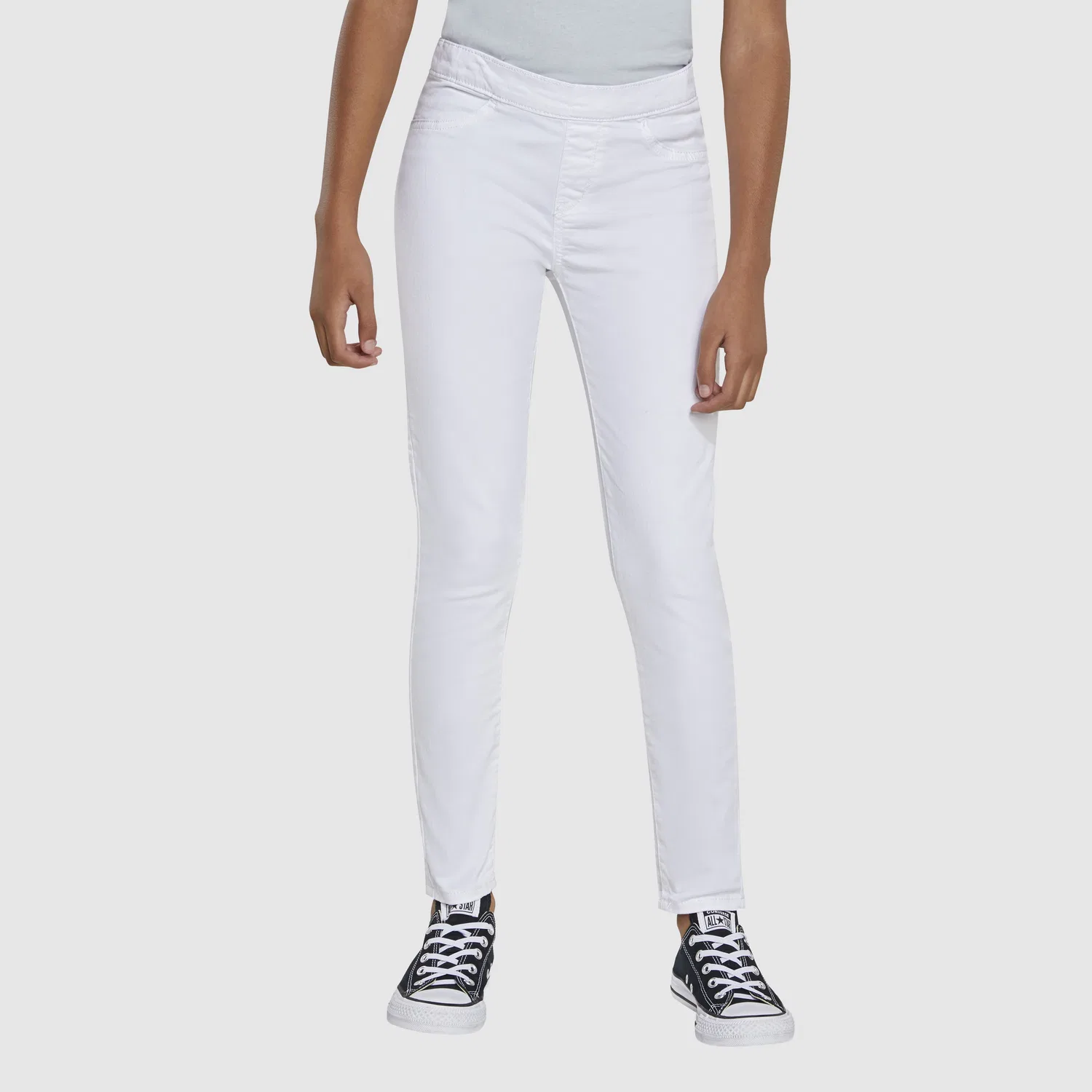 Джеггинсы на резинке для девочек 7-16 лет Levi's, White