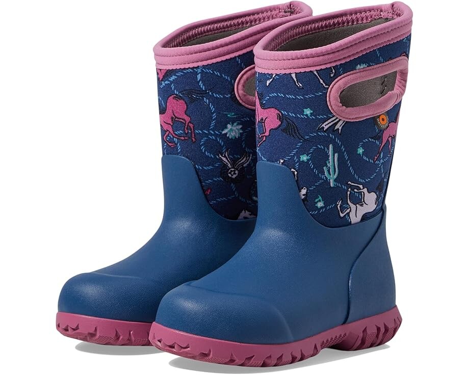 

Ботинки Bogs Kids York - Horses, цвет Indigo Multi