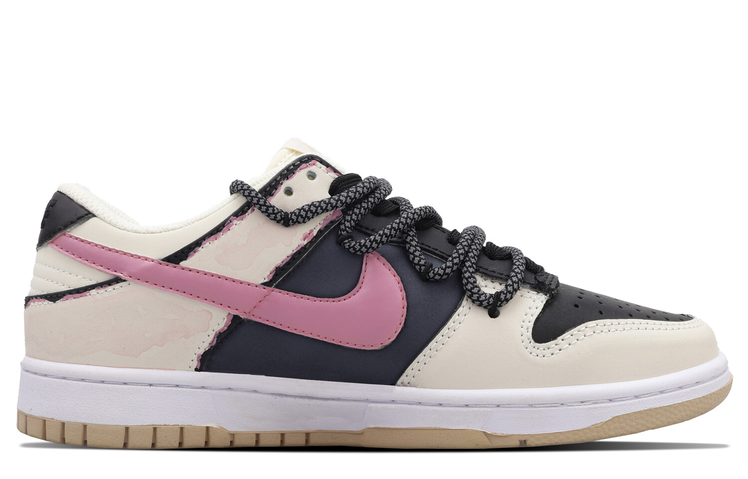 

Кроссовки Nike Dunk Skateboarding Shoes Men Low-top Black, цвет Dried milk