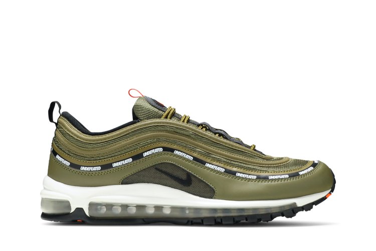 

Кроссовки Nike Undefeated x Air Max 97 OG 'Olive' ComplexCon Exclusive, зеленый