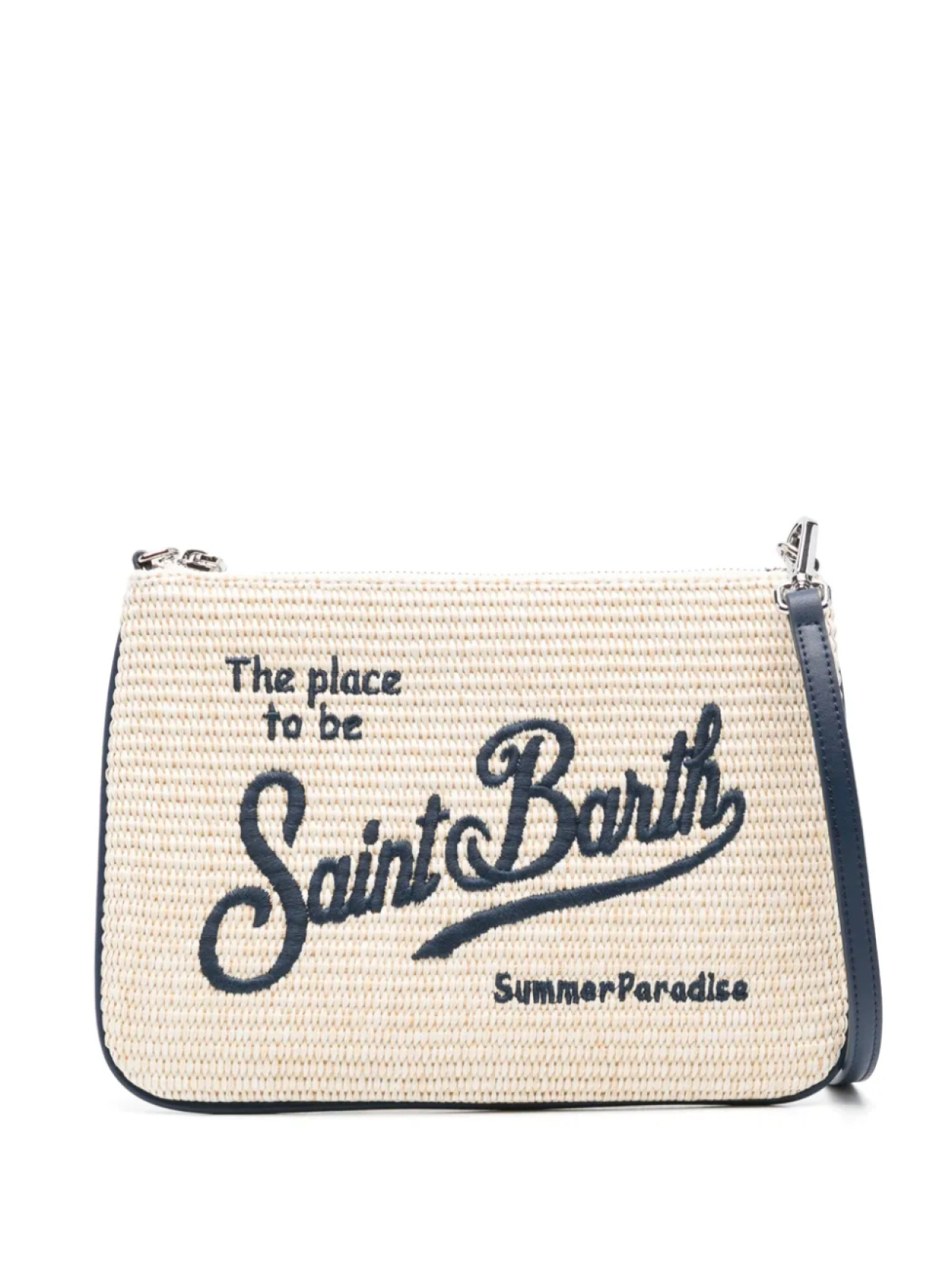 

MC2 Saint Barth соломенный клатч Parisienne, нейтральный