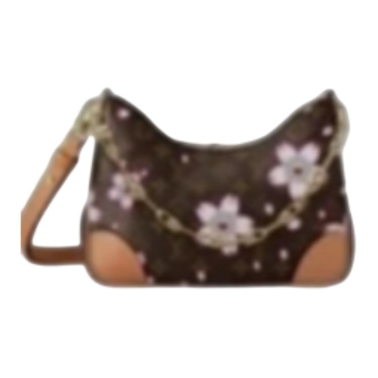 LOUIS VUITTON Сумка-круассан из кожи Булонь в коллаборации с Такаси Муракам — фото 2