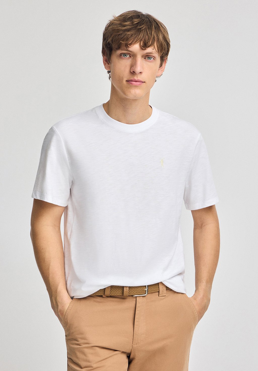 

Базовая футболка FLAME SHORT SLEEVE CREWNECK Polo Club, белый