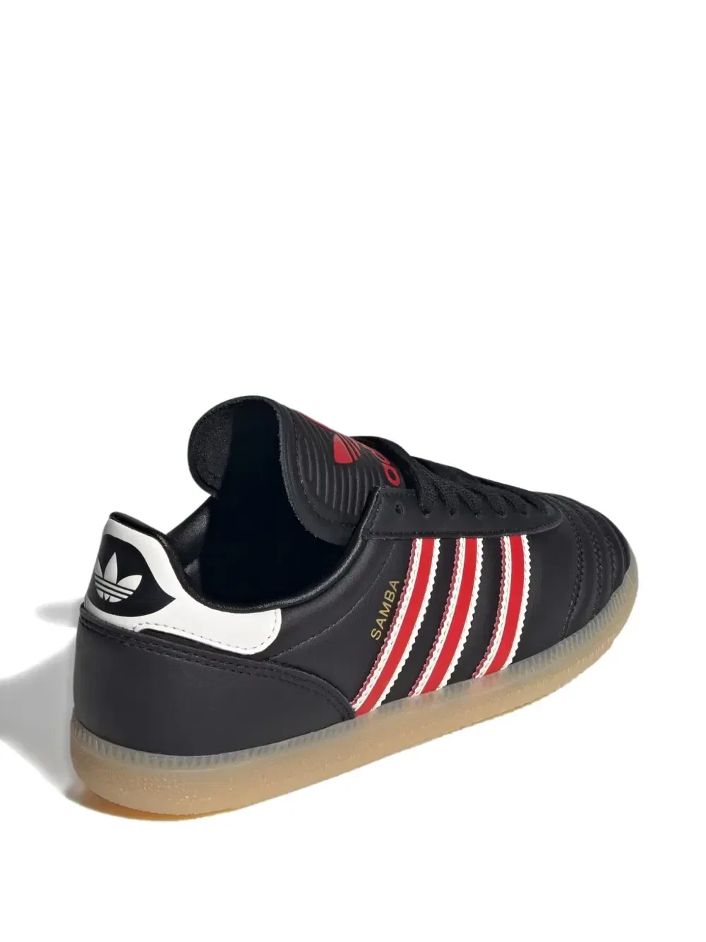 Кроссовки Samba JP на шнуровке Adidas Kids, черный — фото 3